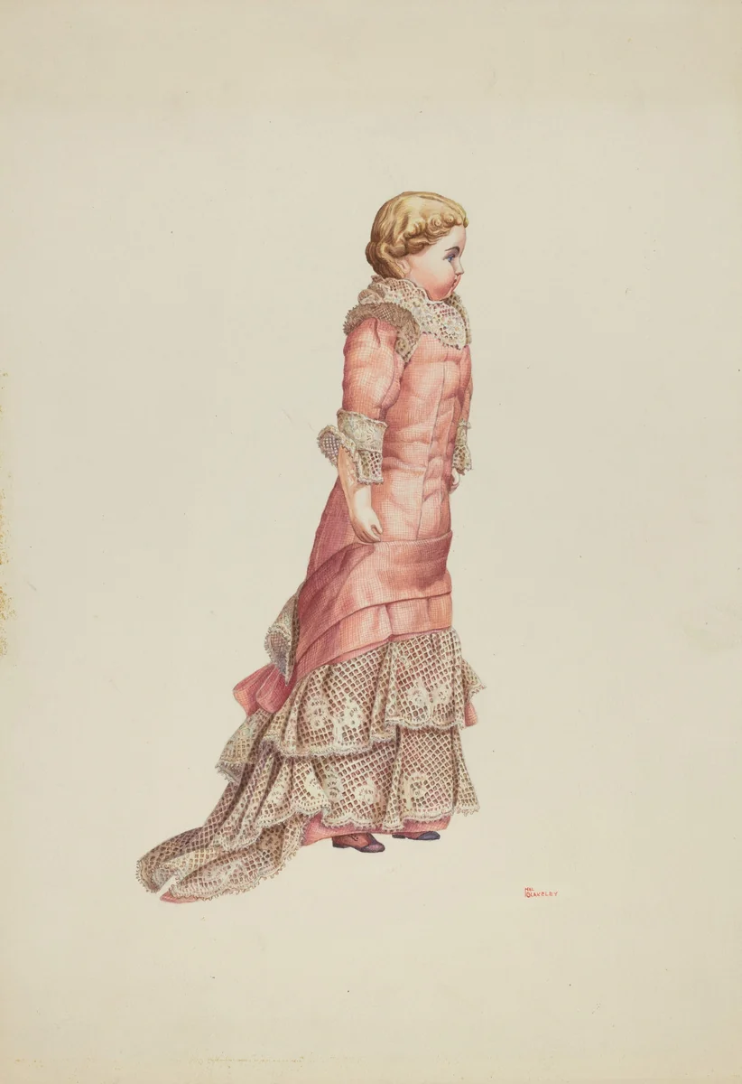 Doll - "Carrie" by Hal Blakeley, index of american design, 1935-1942