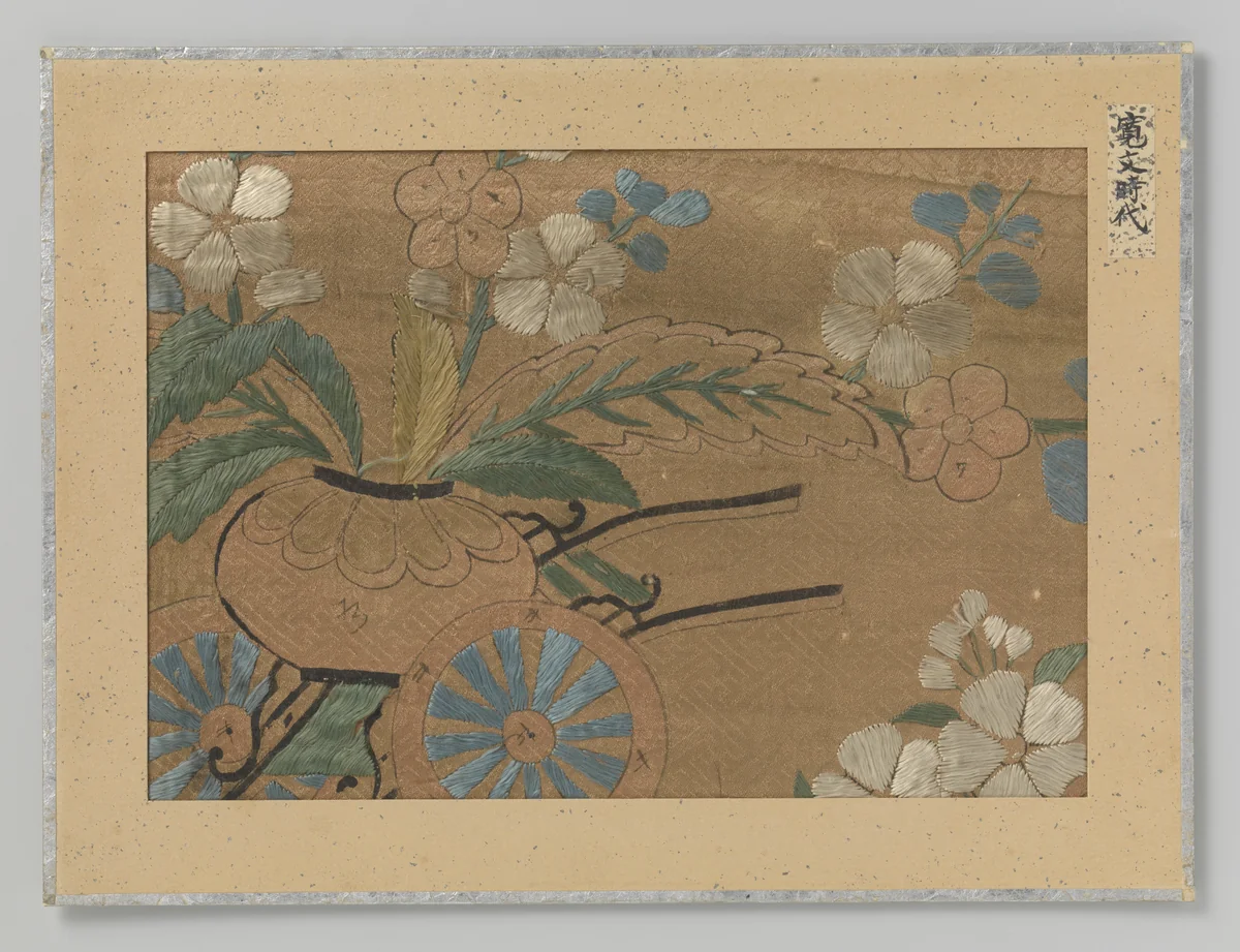 Fragment textiel by anonymous, textile, 1661-1673