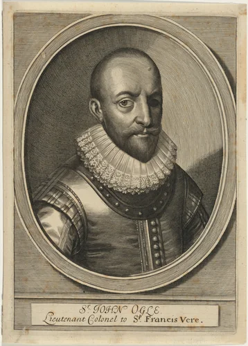 Sir John Ogle by William Faithorne, print, 1657