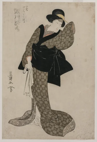 Segawa Roko as Hachizo's Wife Ohatsu by Utagawa Toyokuni, print, 1800-1810