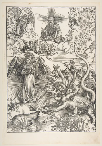 The Apocalyptic Woman, from "The Apocalypse" by Albrecht Dürer, print, 1511