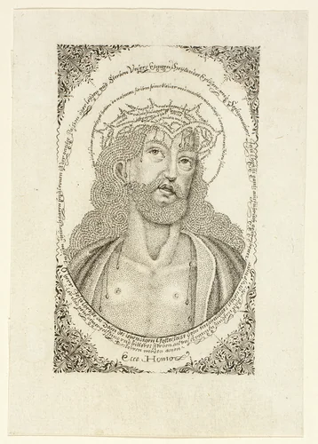 Ecce Homo by Johann Michael Püchler, print, 1679-1709