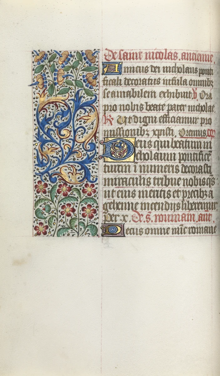 Book of Hours (Use of Rouen): fol. 52v by Master of the Geneva Latini, book, 1465-1475
