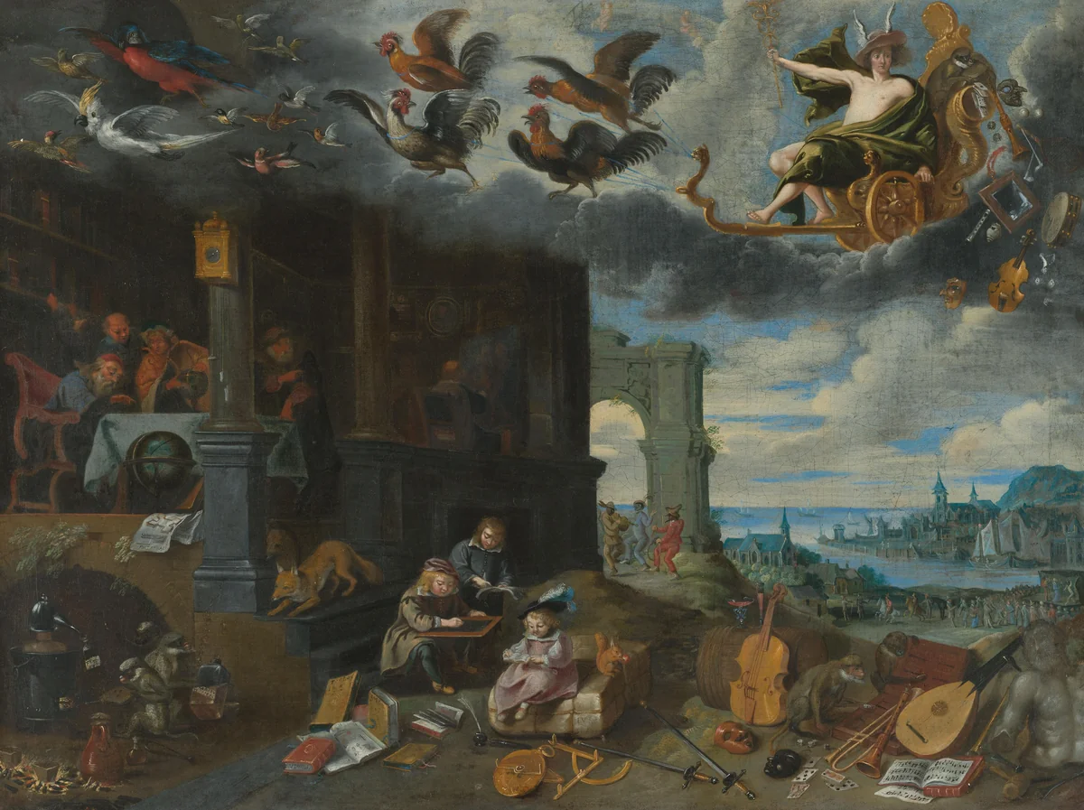 The Children of the Planet Mercury by Jan Brueghel, painting, 1645