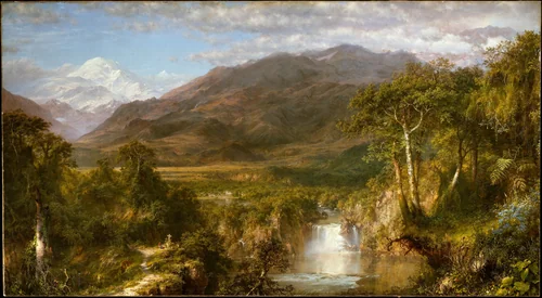 Heart of the Andes by Frederic Edwin Church, artwork, 1859