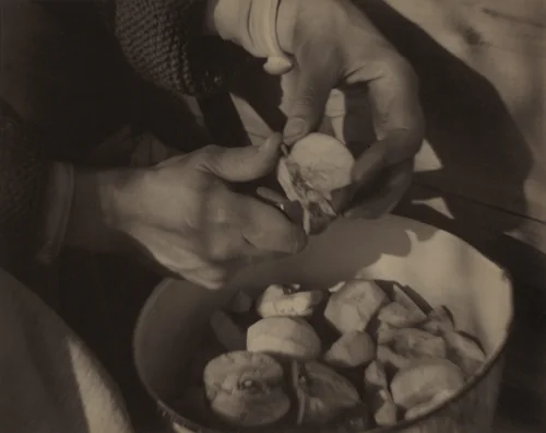 Georgia O'Keeffe—Hands by Alfred Stieglitz, photograph, 1920-1922