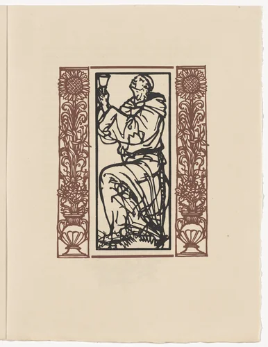 Plate (page 287) from Les Petites Fleurs de St. François (The Little Flowers of St. Francis) by Émile Bernard, illustrated book, 1928