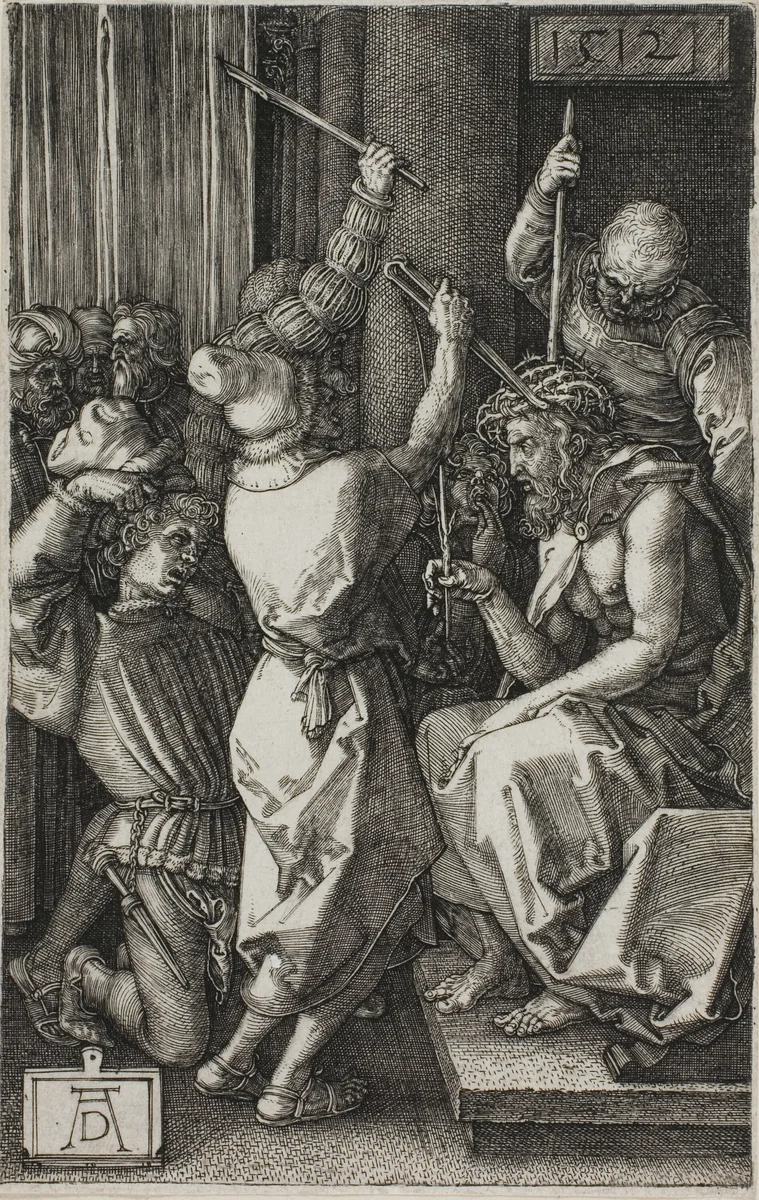 Christ Crowned with Thorns, from The Engraved Passion by Albrecht Dürer, print, 1512