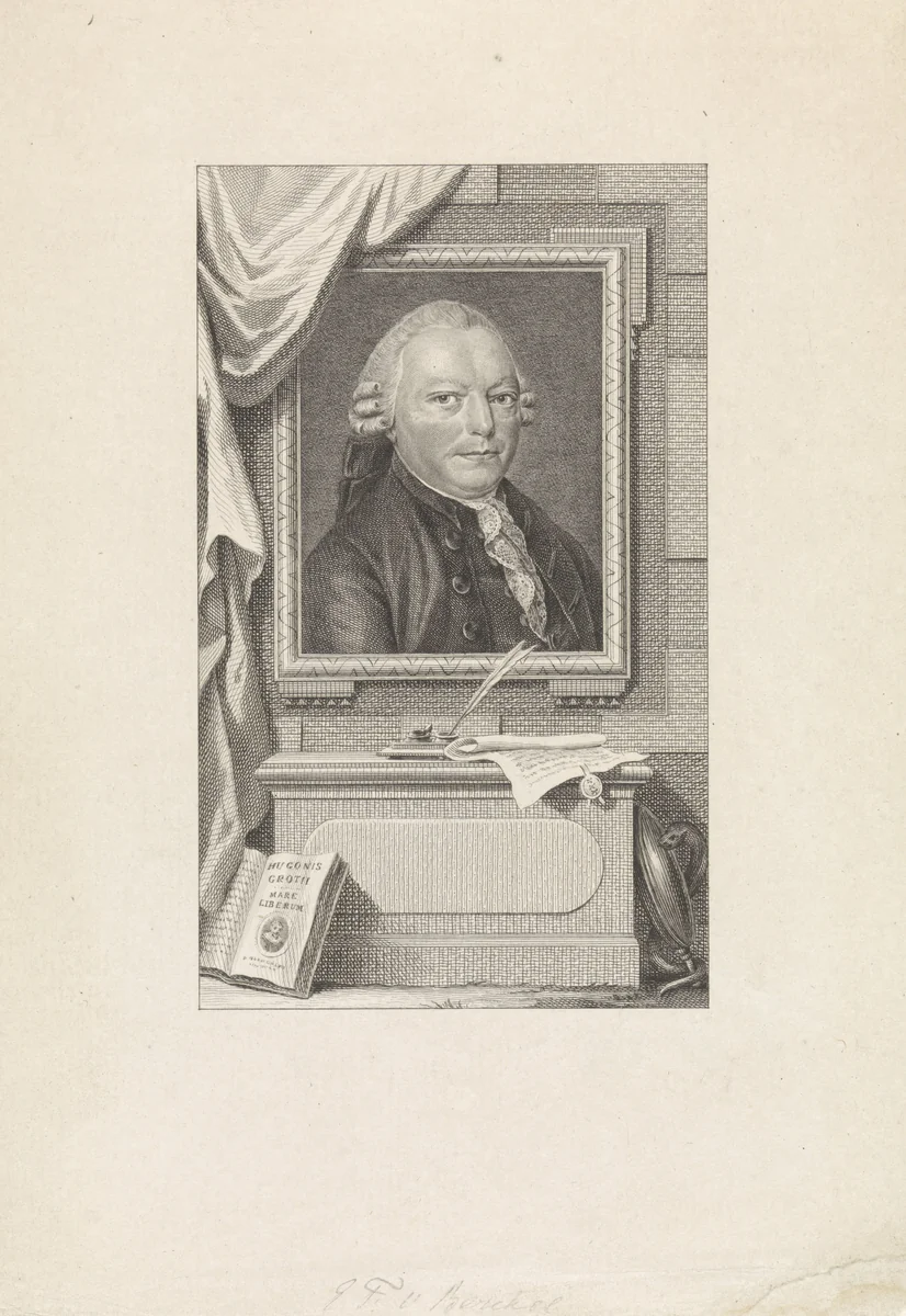 Portret van Engelbert François van Berckel by Reinier Vinkeles, print, 1787