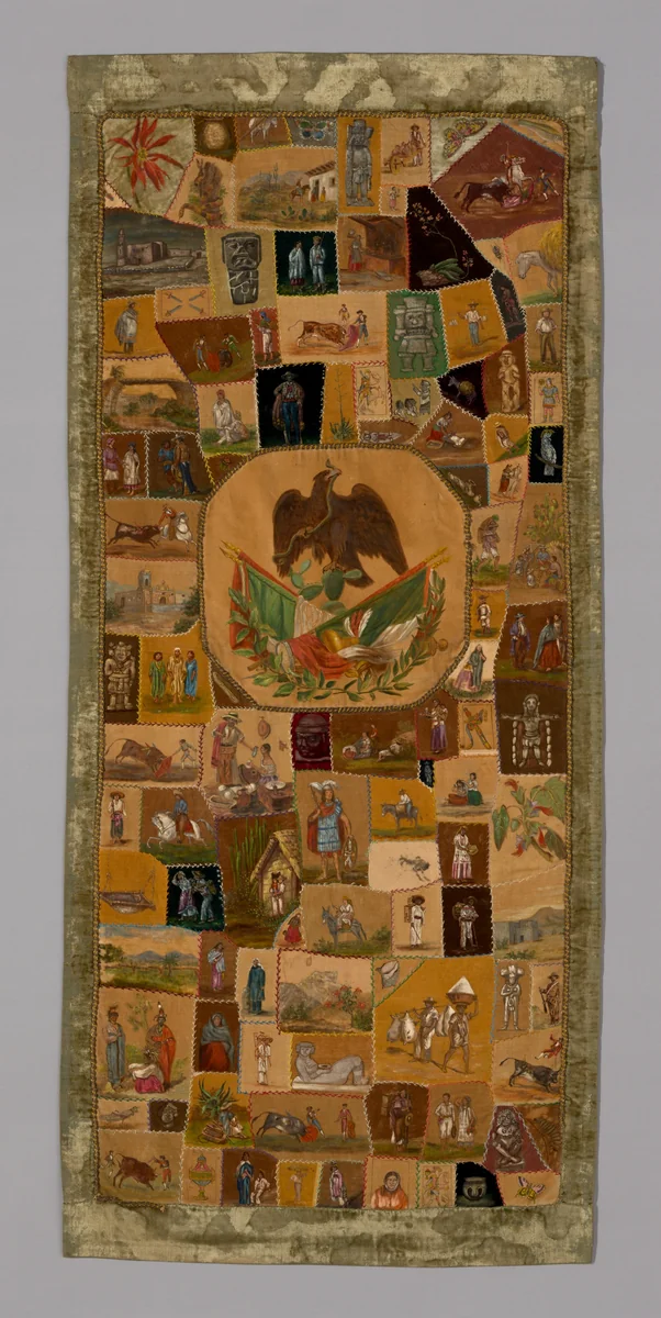 Hanging by Mexico and/or United States, textile, 1876-1900