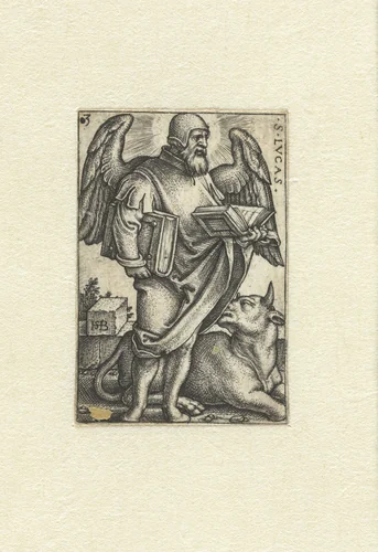 De evangelist Lucas by Unknown, print, 1541