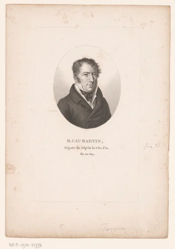 Portret van Jacques Étienne Caumartin by Ambroise Tardieu, print, 1820-1821