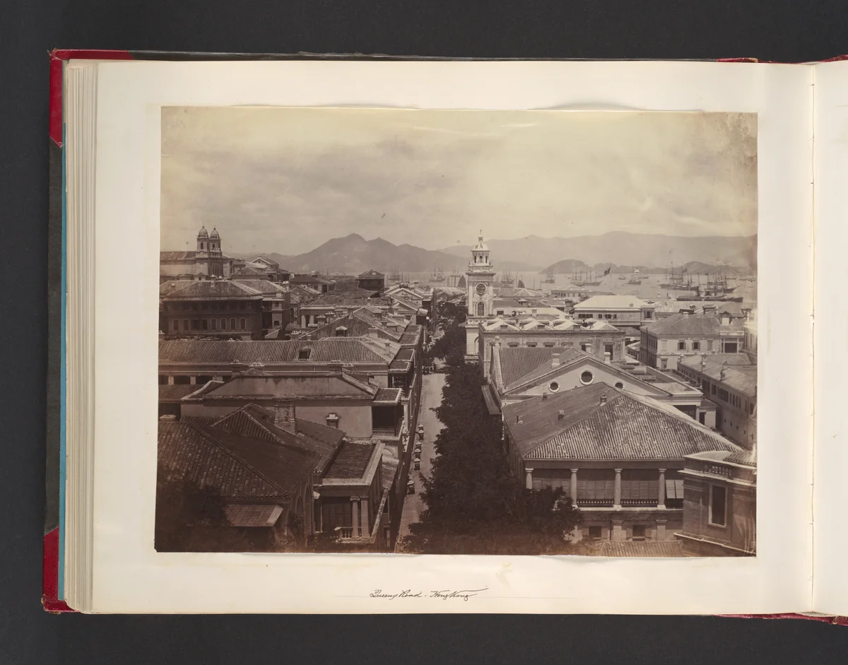 Queens Road. Hong Kong by John Thomson, photograph, 1865