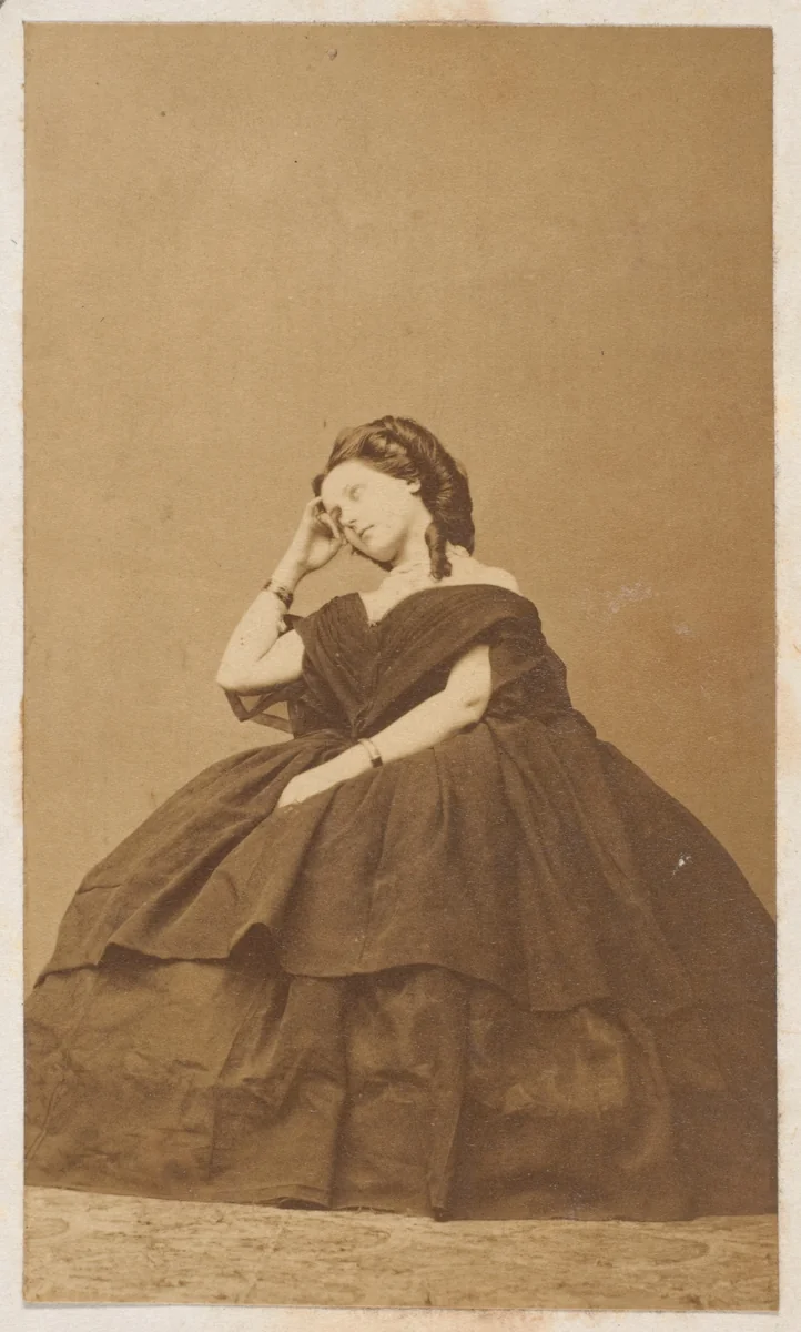 Méditation by Pierre-Louis Pierson, photograph, 1860-1869