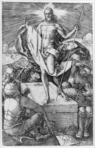 De opstanding by Unknown, print, 1512