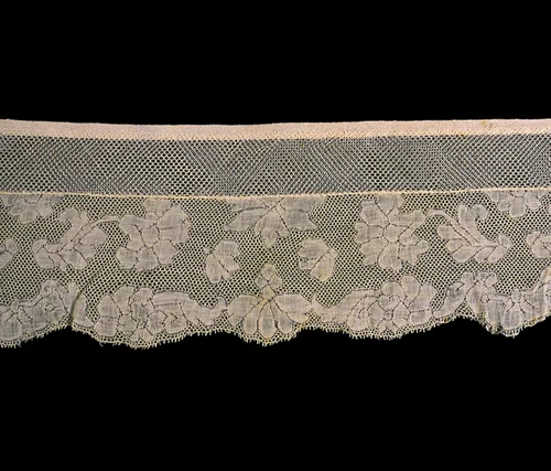 Border by France Valenciennes, textile, 1765-1775