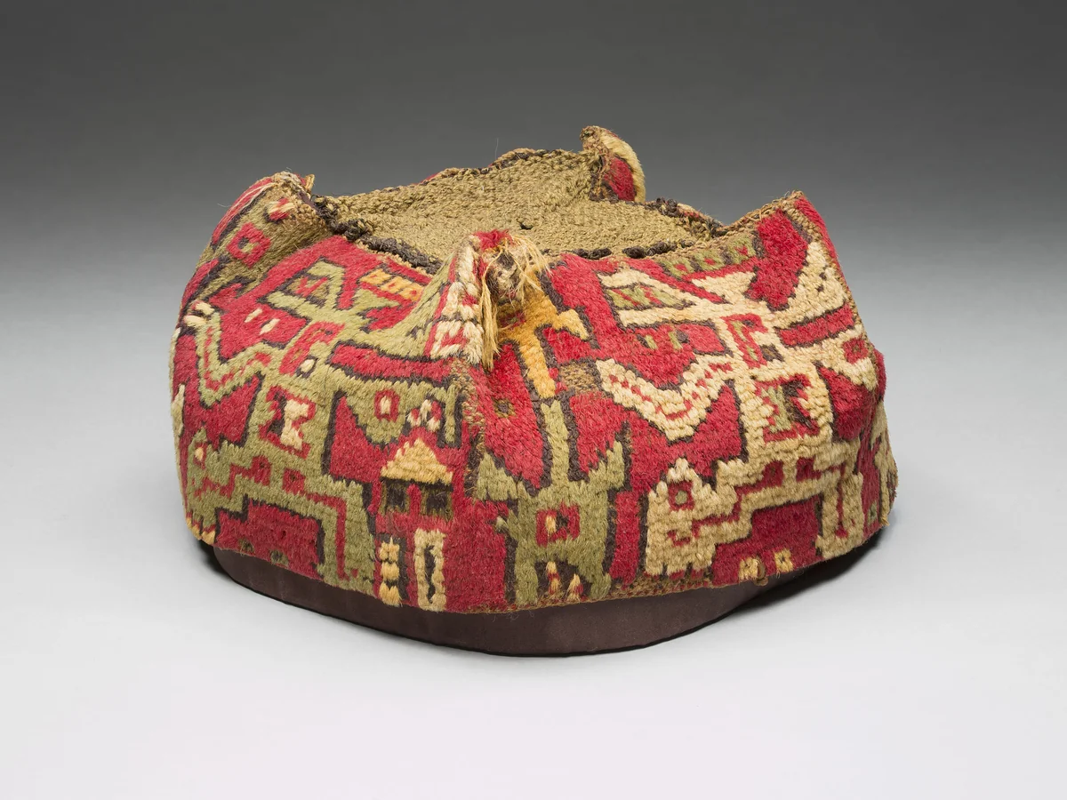Hat by Wari, textile, 600-900