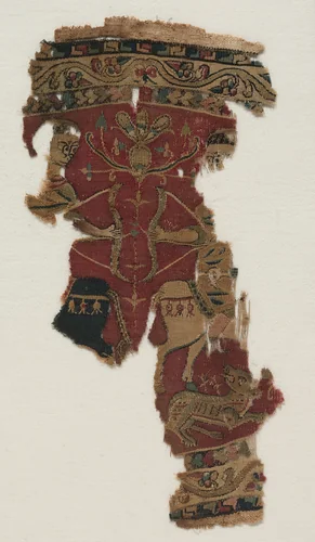 Hunters on Horseback by Unknown, textile, 750-850