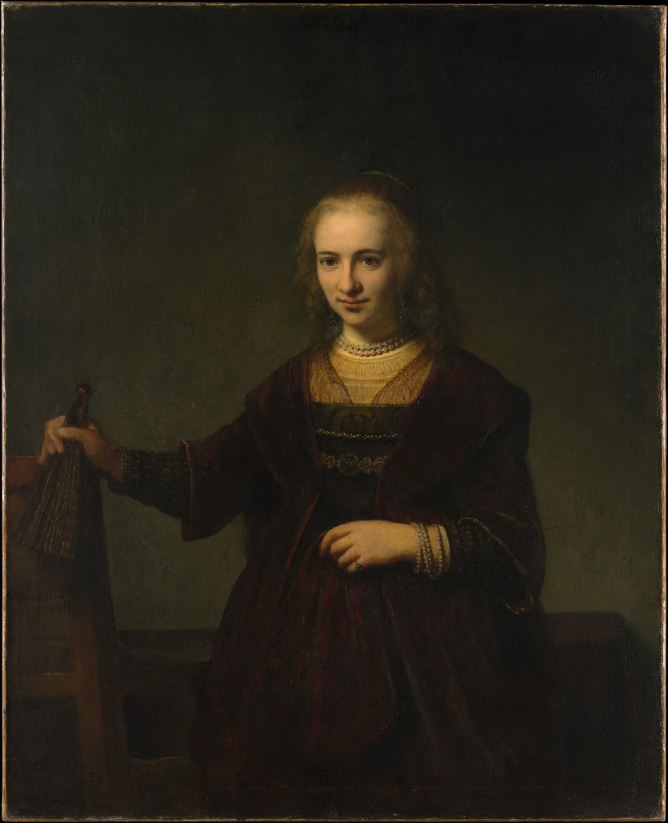 Portrait of a Woman by Rembrandt, painting, 1625-1674
