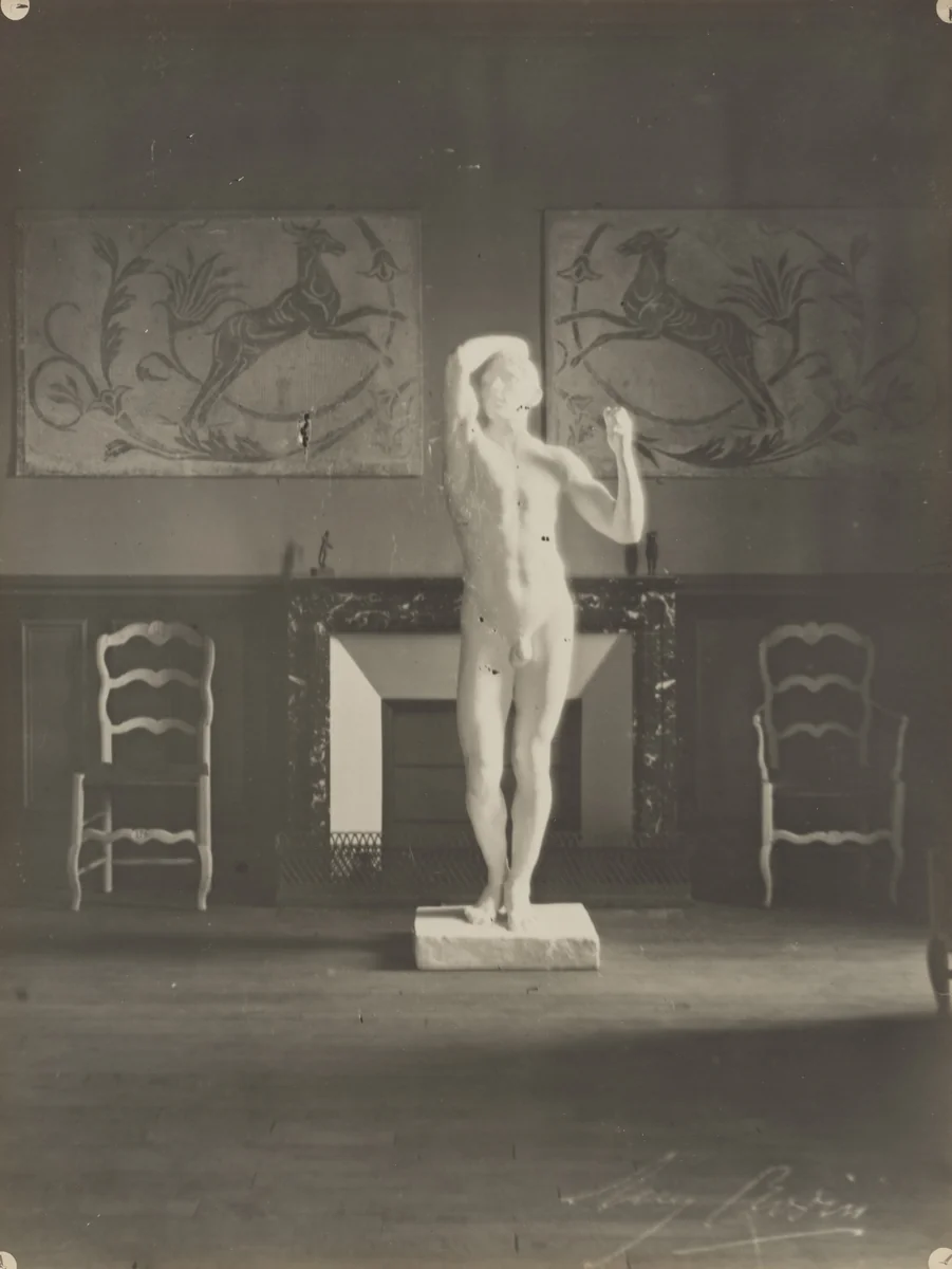 Rodin's Age of Bronze by Eugène Druet, photograph, 1898