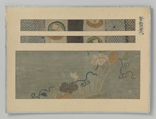 Drie textielfragmenten by anonymous, textile, 1600-1625