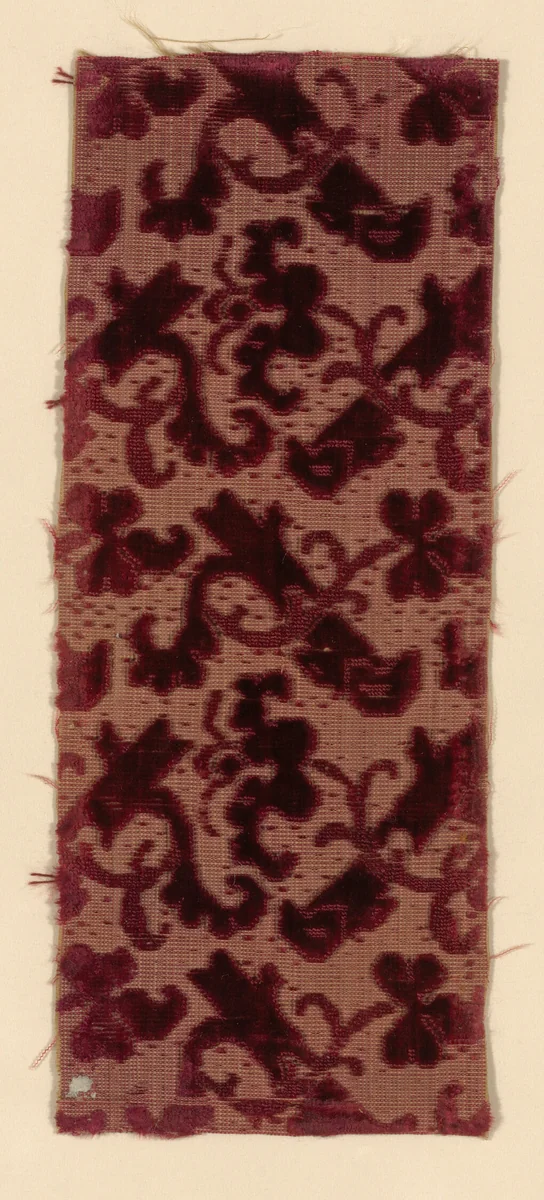Fragment by Italy, textile, 1650-1700