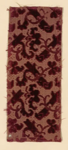 Fragment by Italy, textile, 1650-1700