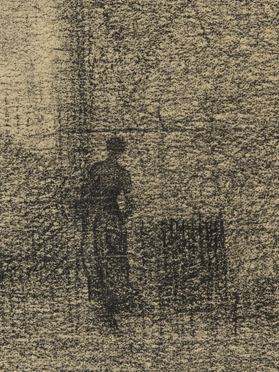 Stone Breaker, Le Raincy (Casseur de pierres, Le Raincy) by Georges-Pierre Seurat, drawing, 1879