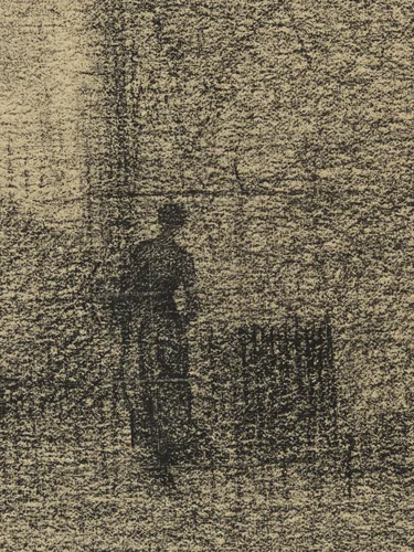 Stone Breaker, Le Raincy (Casseur de pierres, Le Raincy) by Georges-Pierre Seurat, drawing, 1879