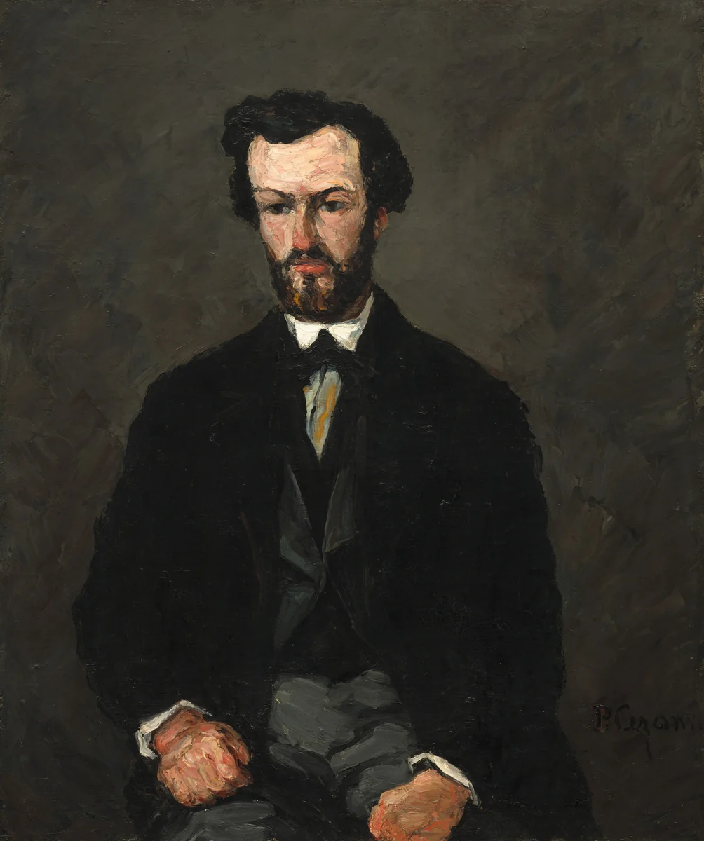 Antony Valabrègue by Paul Cezanne, painting, 1866