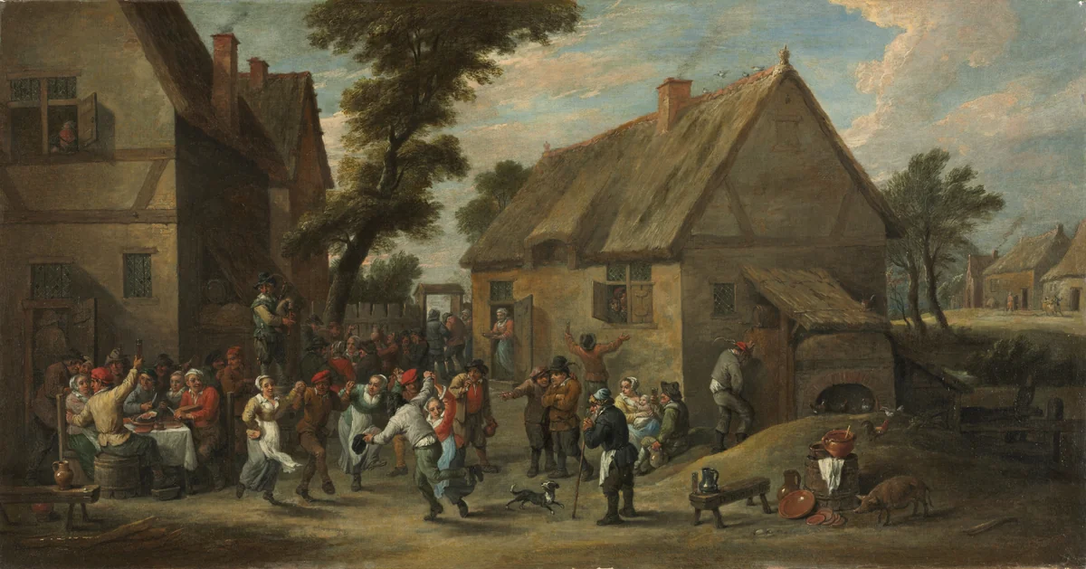 Village Festival by David Teniers, painting, 1646-1650