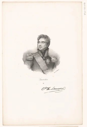 Portret van Jacques Alexandre Law de Lauriston by anonymous, print, 1818-1842