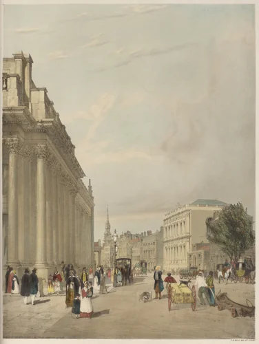 London As It Is: Board of Trade, Whitehall, from Downing Street by Thomas Shotter Boys, book, 1842