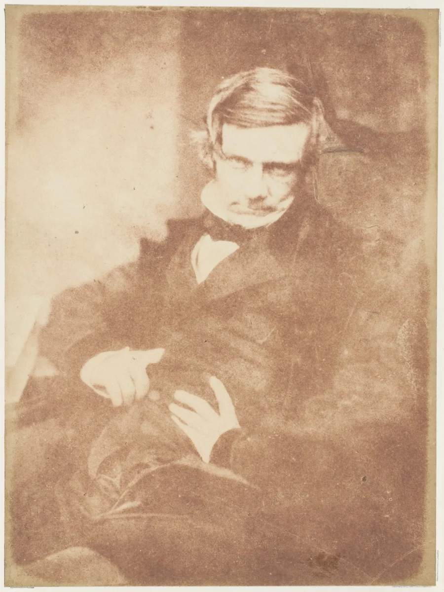 Dr. Latham - Editor of Dictionary by Hill and Adamson, photograph, 1843-1847