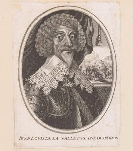 Portret van Jean Louis de Nogaret de La Valette by anonymous, print, 1610-1668