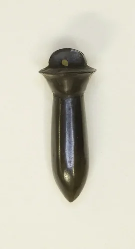 Amulet of a Papyrus Column by Egyptian, metalwork, -1070--656