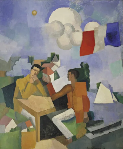 The Conquest of the Air by Roger de La Fresnaye, painting, 1913