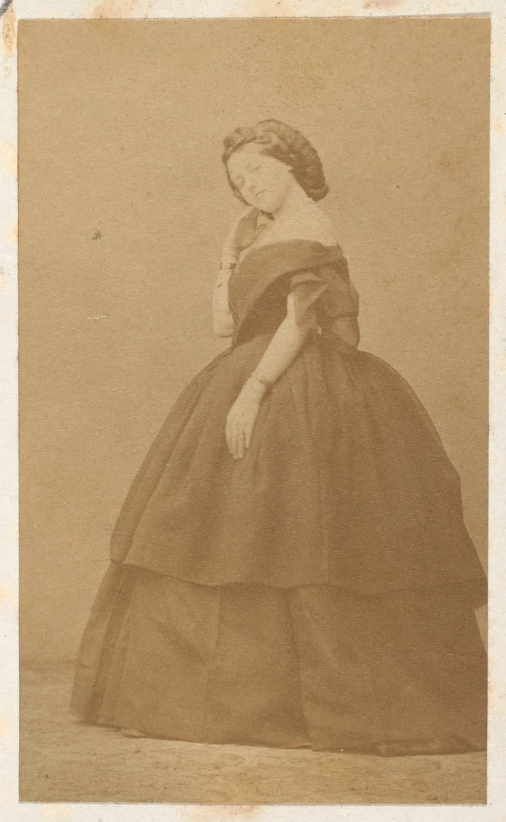 Aux écoutes by Pierre-Louis Pierson, photograph, 1860-1869