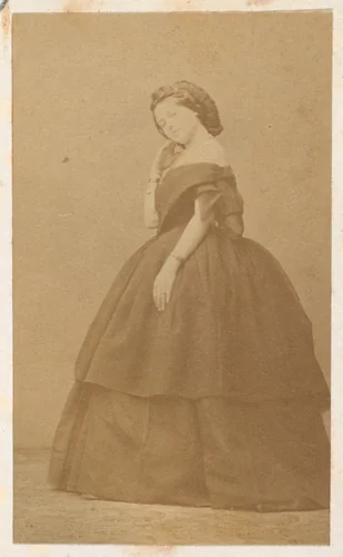 Aux écoutes by Pierre-Louis Pierson, photograph, 1860-1869