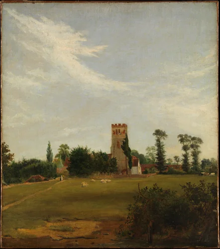 Tottenham Church by British Painter, painting, 1825-1835