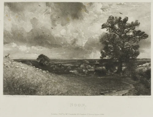 Noon by David Lucas, print, 1830