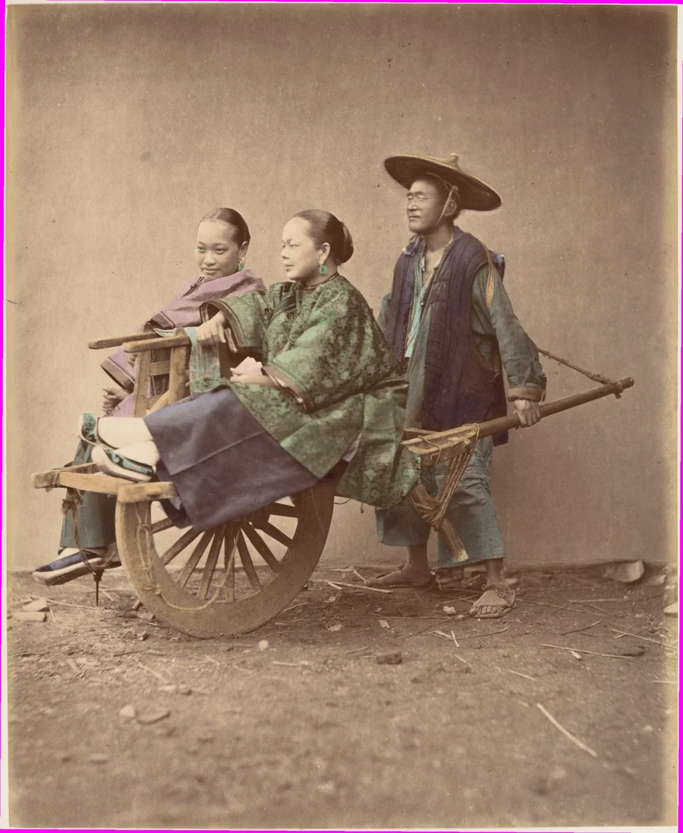 Brouette by Raimund von Stillfried, photograph, 1870-1879