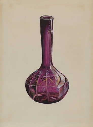 Barber Bottle by Robert Stewart, index of american design, 1936