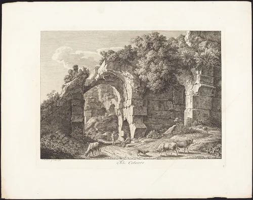 Nel Colosseo by Johann Christian Reinhart, portfolio, 1792