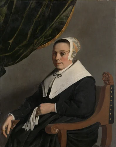 Portrait of a Woman by Michiel Nouts, painting, 1656