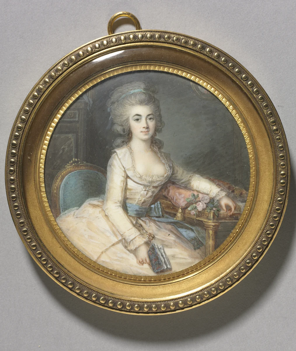 Portrait of a Woman by Maximilien Villers, painting, 1775-1785