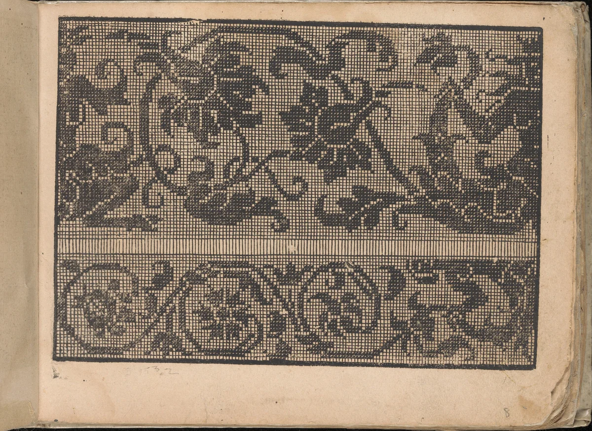 Neu künstlich Modelbuch (page 8r) by Bernhard Jobin, book, 1598