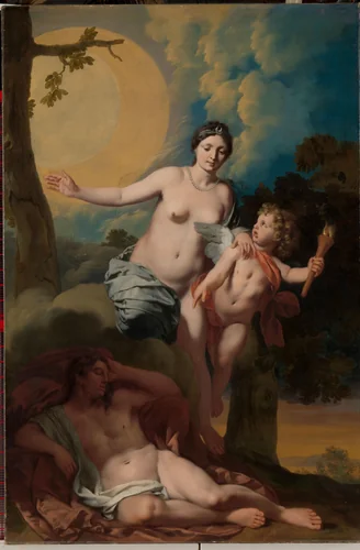 Selene and Endymion by Gerard de Lairesse, painting, 1680