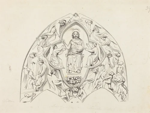 Last Judgment, Lincoln Cathedral by W. Walton
John Flaxman, print, 1829