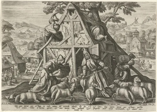 Slechte herders by Unknown, print, 1560-1595